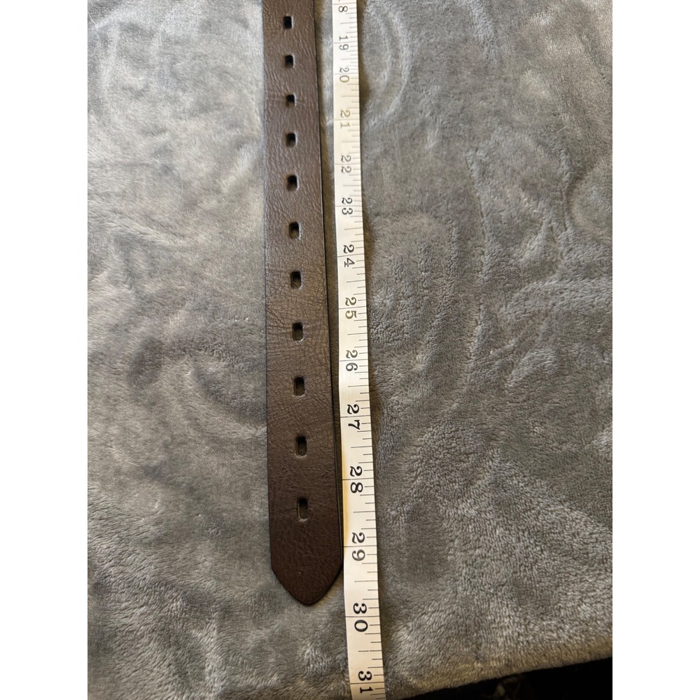 Cat & jack Kids Reversible Belt Black Brown Faux Leather Gunmetal Buckle 30 Inch - Picture 7 of 7